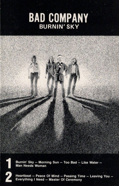 Bad Company (3) : Burnin' Sky (Cass, Album, RE)