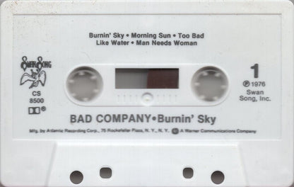 Bad Company (3) : Burnin' Sky (Cass, Album, RE)