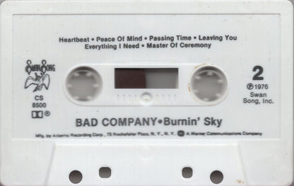 Bad Company (3) : Burnin' Sky (Cass, Album, RE)