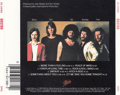 Boston : Boston (CD, Album, RE, RP, Son)