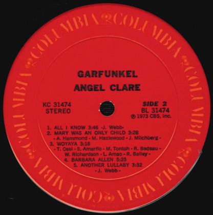 Garfunkel* : Angel Clare (LP, Album, San)