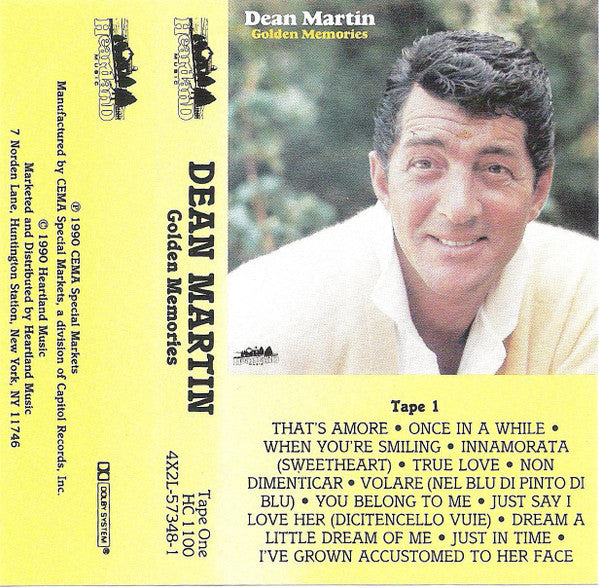 Dean Martin : Golden Memories (2xCass, Comp)