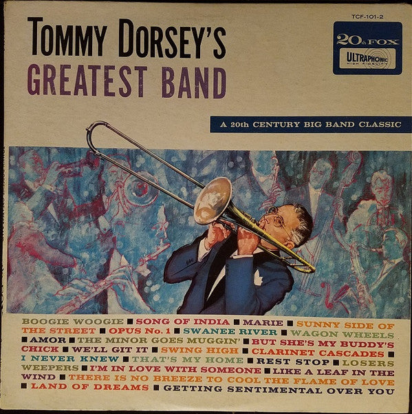 Tommy Dorsey And His Orchestra : Tommy Dorsey's Greatest Band (2xLP, Album, Mono, Gat)
