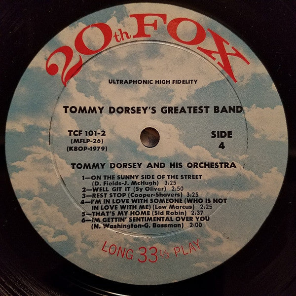 Tommy Dorsey And His Orchestra : Tommy Dorsey's Greatest Band (2xLP, Album, Mono, Gat)