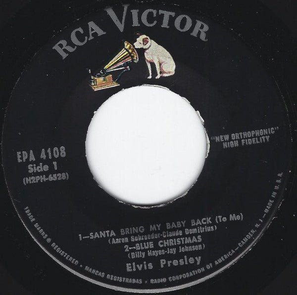 Elvis Presley : Elvis Sings Christmas Songs (7", EP)