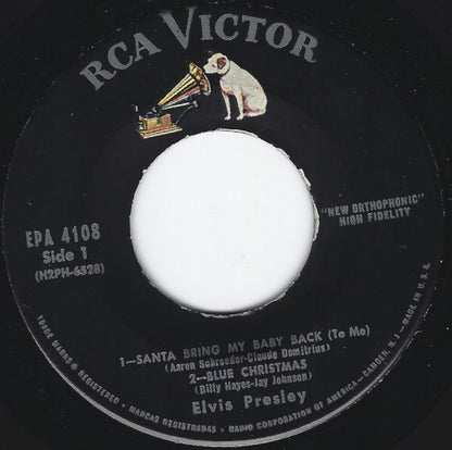 Elvis Presley : Elvis Sings Christmas Songs (7", EP)
