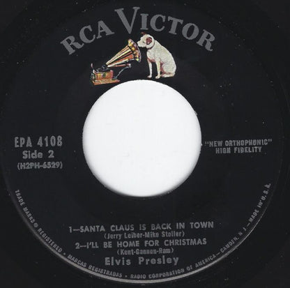 Elvis Presley : Elvis Sings Christmas Songs (7", EP)