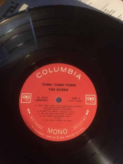 The Byrds : Turn! Turn! Turn! (LP, Album, Mono, Non)