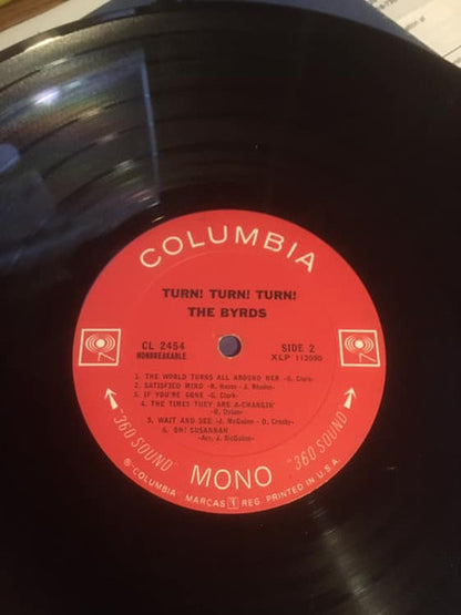 The Byrds : Turn! Turn! Turn! (LP, Album, Mono, Non)