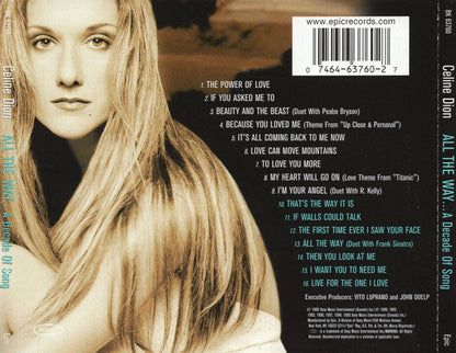 Celine* : All The Way... A Decade Of Song (CD, Comp, RE)