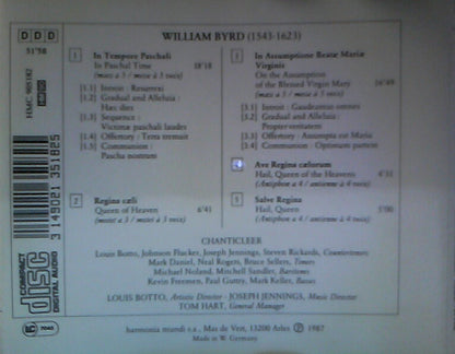 William Byrd - Chanticleer : Missa In Tempore Paschali (CD)
