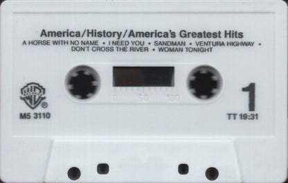 America (2) : History / America's Greatest Hits (Cass, Comp, RE)
