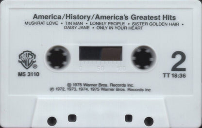 America (2) : History / America's Greatest Hits (Cass, Comp, RE)