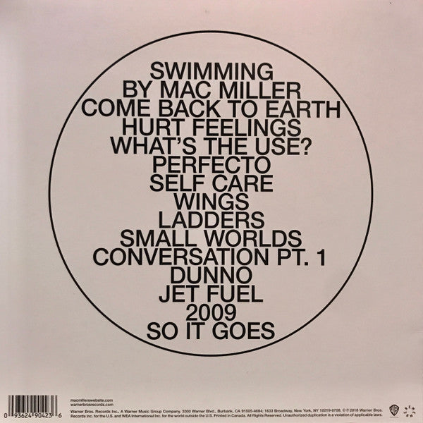 Mac Miller : Swimming (2xLP, Album)