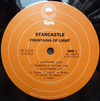 Starcastle : Fountains Of Light (LP, Album, Pit)