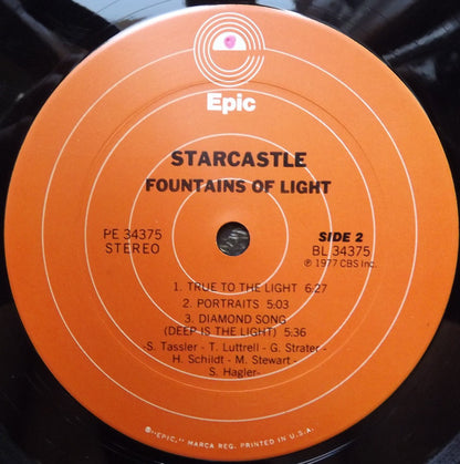 Starcastle : Fountains Of Light (LP, Album, Pit)
