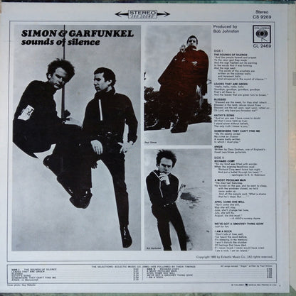 Simon & Garfunkel : Sounds Of Silence (LP, Album, RE, RP, Ter)