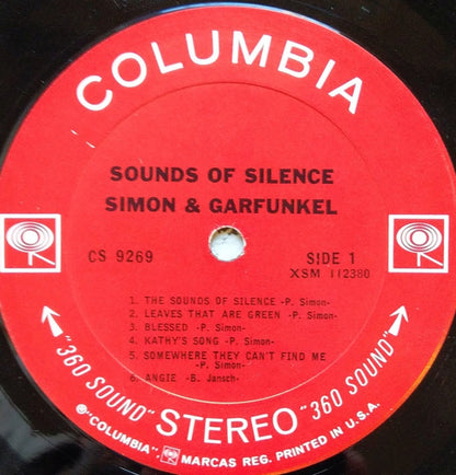 Simon & Garfunkel : Sounds Of Silence (LP, Album, RE, RP, Ter)