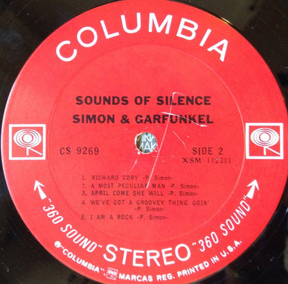 Simon & Garfunkel : Sounds Of Silence (LP, Album, RE, RP, Ter)