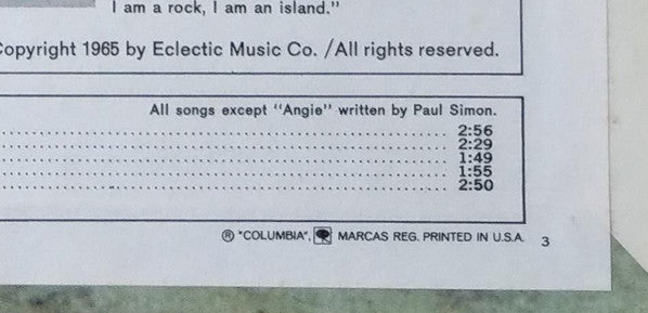 Simon & Garfunkel : Sounds Of Silence (LP, Album, RE, RP, Ter)