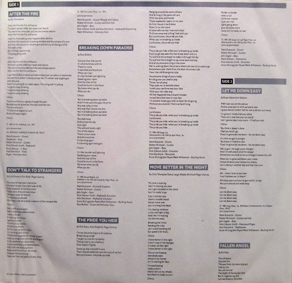 Roger Daltrey : Under A Raging Moon (LP, Album, SP )