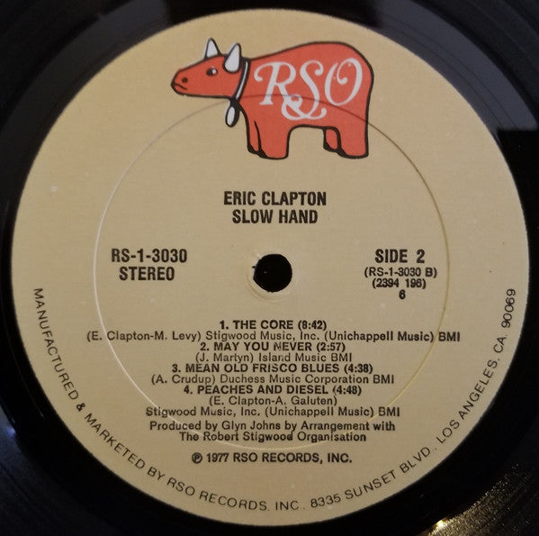 Buy Eric Clapton : Slowhand (LP, Album, 6 -) Online for a great