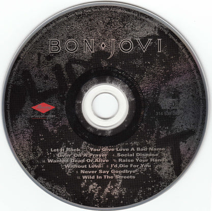 Bon Jovi : Slippery When Wet (CD, Album, RE, RM, RP)