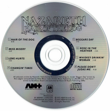Nazareth (2) : Hair Of The Dog (CD, Album, RE)