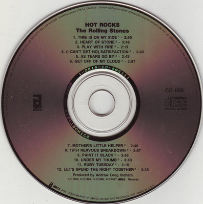 The Rolling Stones : Hot Rocks 1964-1971 (2xCD, Comp, Mono, RE, RM)