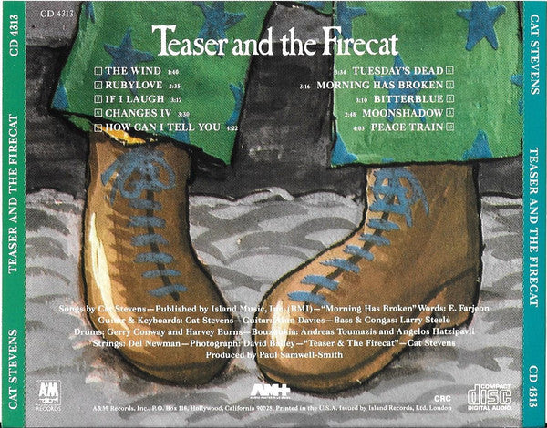 Cat Stevens : Teaser And The Firecat (CD, Album, Club, RE, DAD)