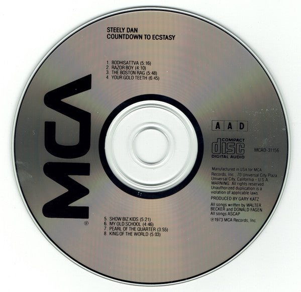 Steely Dan : Countdown To Ecstasy (CD, Album, RE, JVC)
