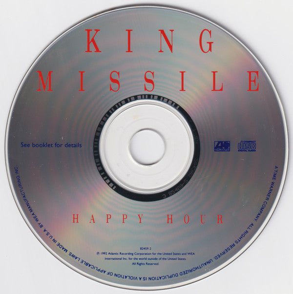 King Missile : Happy Hour (CD, Album)