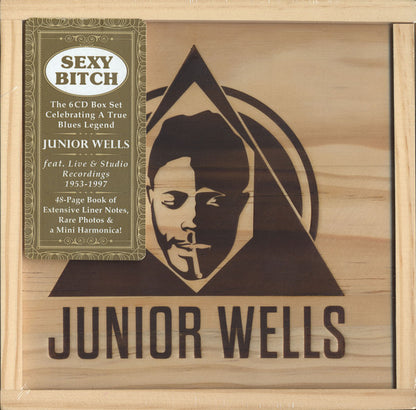 Junior Wells : Sexy Bitch - Box Of Blues (Box, Comp + 6xCD, Comp)