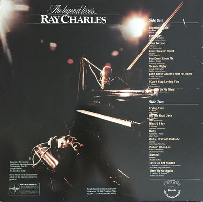 Ray Charles : The Legend Lives... (LP, Comp, Gat)