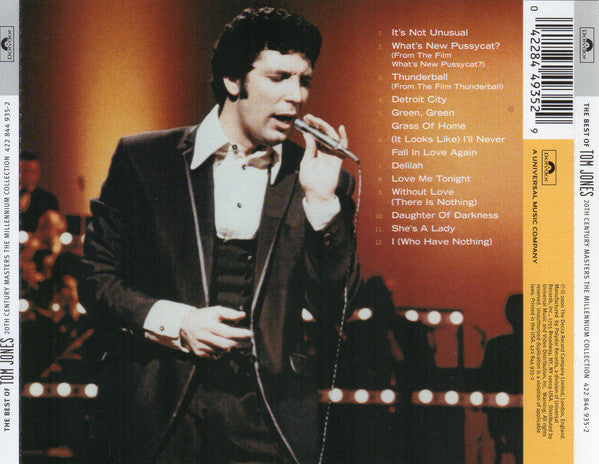 Tom Jones : The Best Of Tom Jones (CD, Comp, RE, EDC)