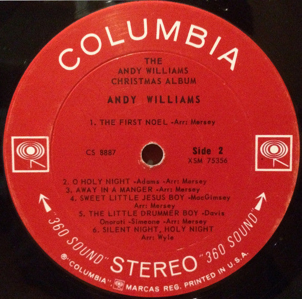 Andy Williams : The Andy Williams Christmas Album (LP, Album, RP)