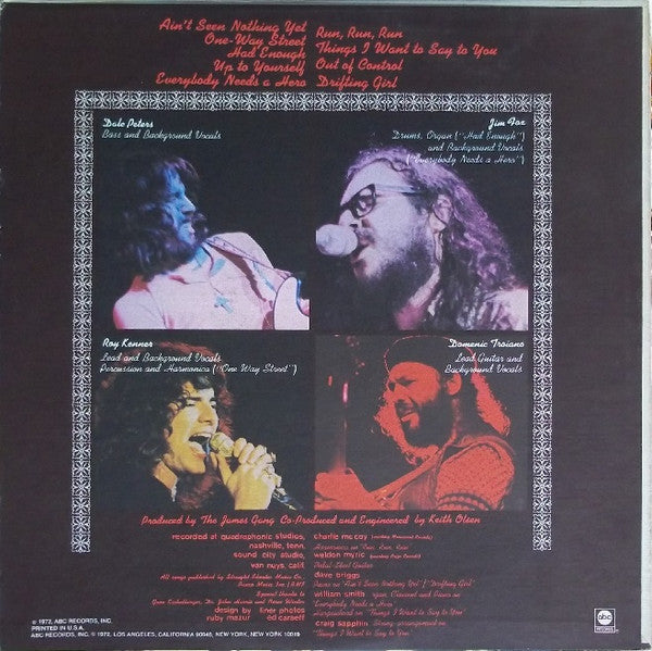 James Gang : Passin' Thru (LP, Album, Ter)