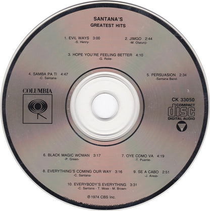 Santana : Santana's Greatest Hits (CD, Comp, RE, CSR)