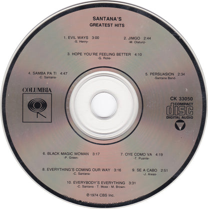 Santana : Santana's Greatest Hits (CD, Comp, RE, CSR)