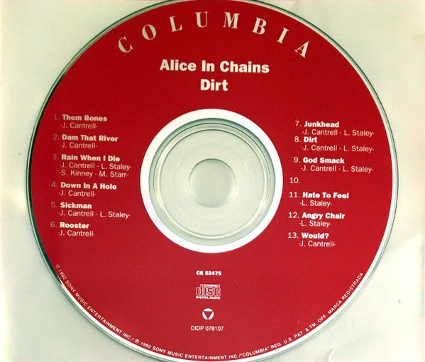 Alice In Chains : Dirt (CD, Album, RP)