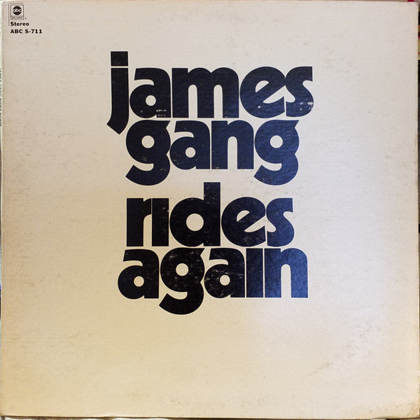 James Gang : James Gang Rides Again (LP, Album, Club, Gat)