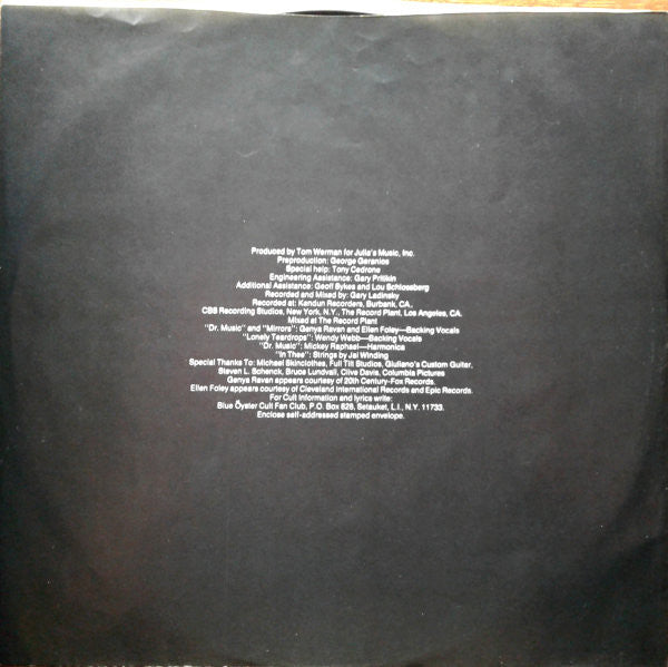 Blue Öyster Cult : Mirrors (LP, Album)