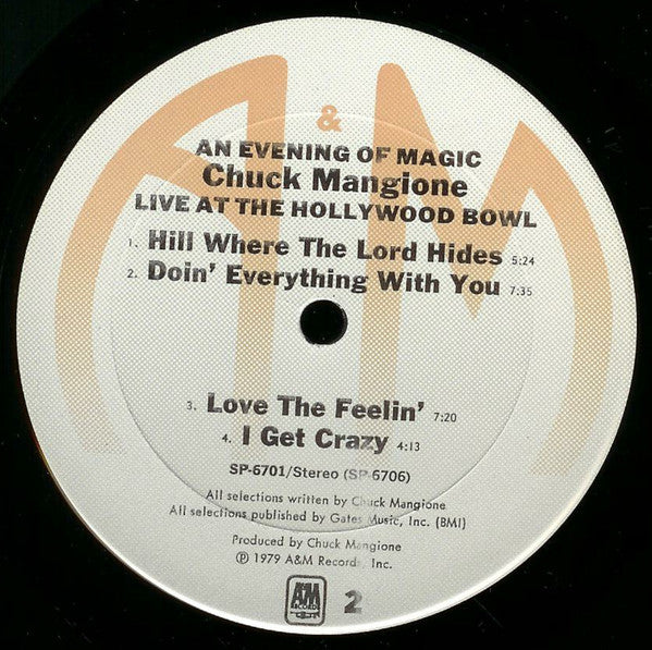 Chuck Mangione : Live At The Hollywood Bowl (An Evening Of Magic) (2xLP, Album, Ter)