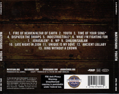 Matisyahu : Youth (CD, Album)