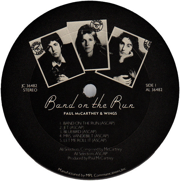 Paul McCartney & Wings* : Band On The Run (LP, Album, RE)