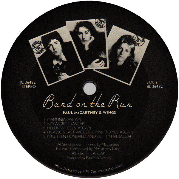Paul McCartney & Wings* : Band On The Run (LP, Album, RE)