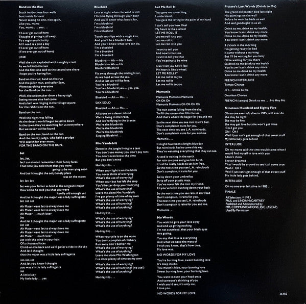 Paul McCartney & Wings* : Band On The Run (LP, Album, RE)