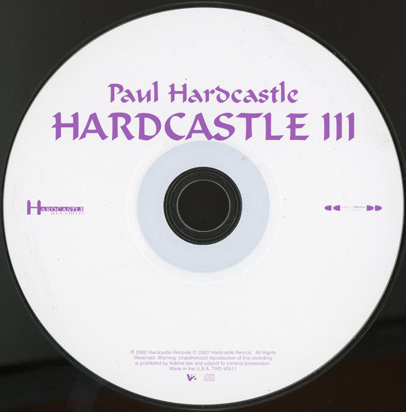 Paul Hardcastle : Hardcastle III (CD, Album, Club, CRC)