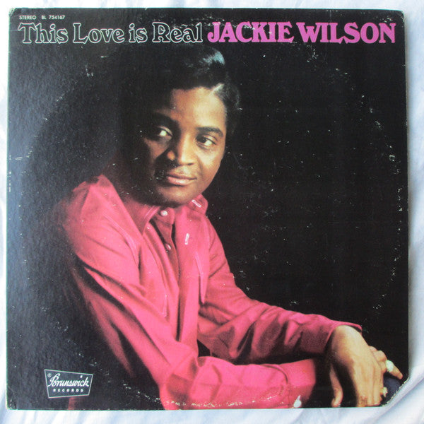 Jackie Wilson : This Love Is Real (LP, Album, Pit)