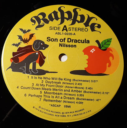 Harry Nilsson : Son Of Dracula (LP, Album, Hol)